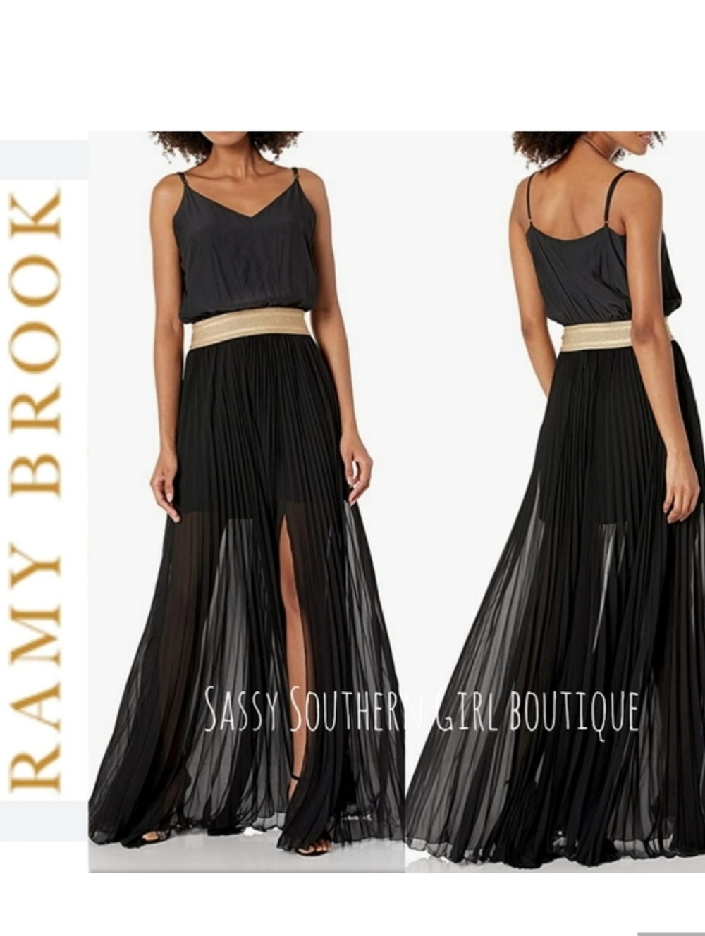 🆕⭐Ramy Brook black maxi dress